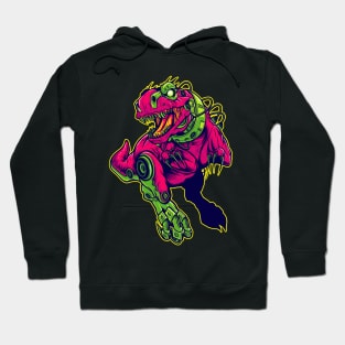 Graffiti 5 ( pink dinasour ) Hoodie